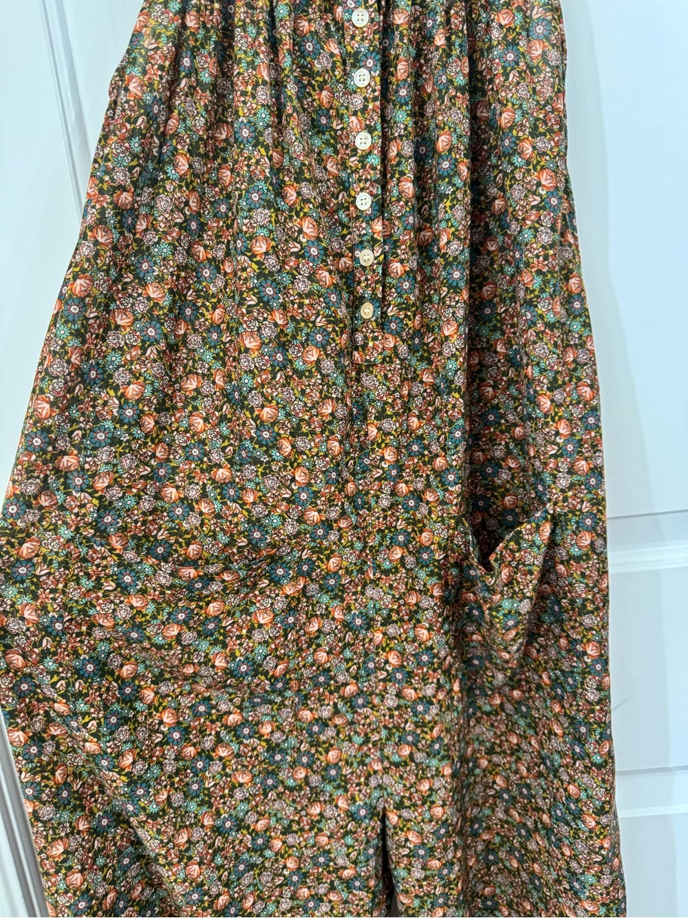 Doen Eliza floral jumpsuit with pockets, oversized XXS - Picture 10 of 15